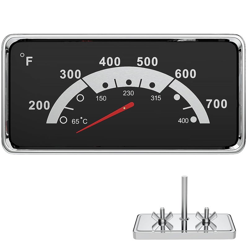 DELSbbq 3.6" Grill Thermometer for Nexgrill 720-0882A 720-0898 720-0830A, Accurate BBQ Temperature Gauge for Kenmore 148.23683310 119.16144210 148.23683310 146.23673310, Replacement for KitchenAid 720-0830A - Image 1